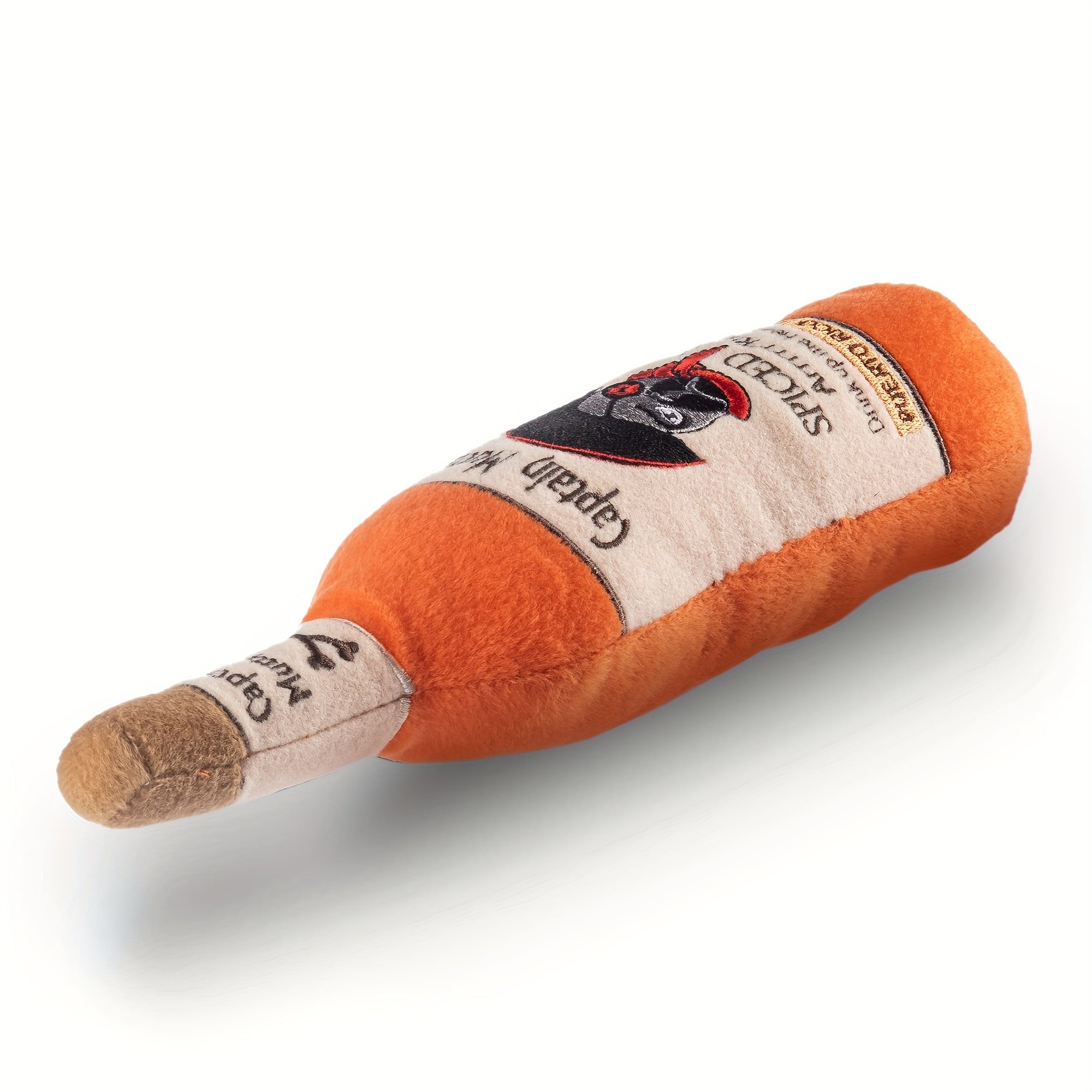 Captain For Morgan Squeaky Plush Dog Toy - rarefrenchies 