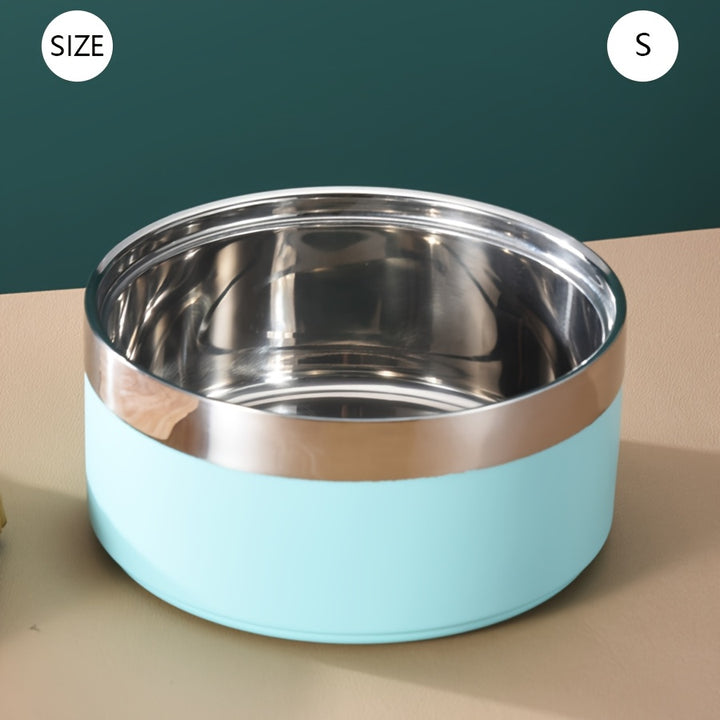Stainless Steel Dog Bowl, Non-Slip - rarefrenchies 