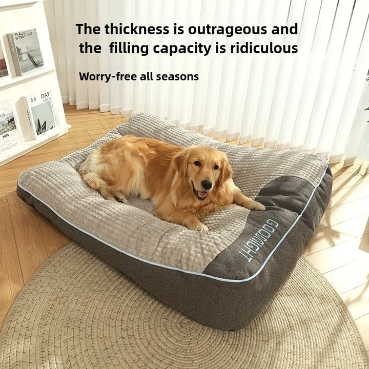 Luxurious Plush Pet Sofa Bed - rarefrenchies 