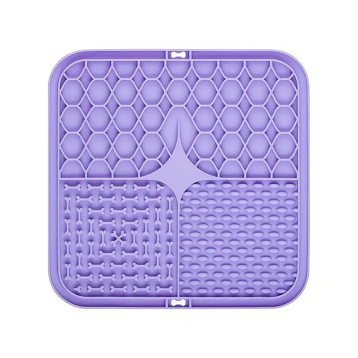 Dog Licking Mat, Slow Feeder Pad for Stress Relief & Training - rarefrenchies 