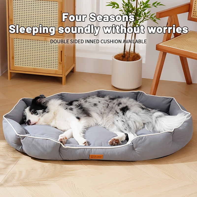 Large Warm Deep Sleeping Bed Orthopedic Dog Bed - rarefrenchies 