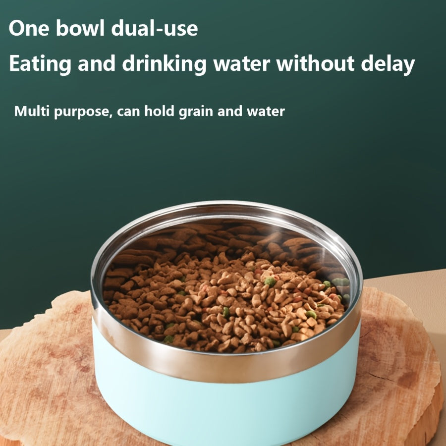 Stainless Steel Dog Bowl, Non-Slip - rarefrenchies 