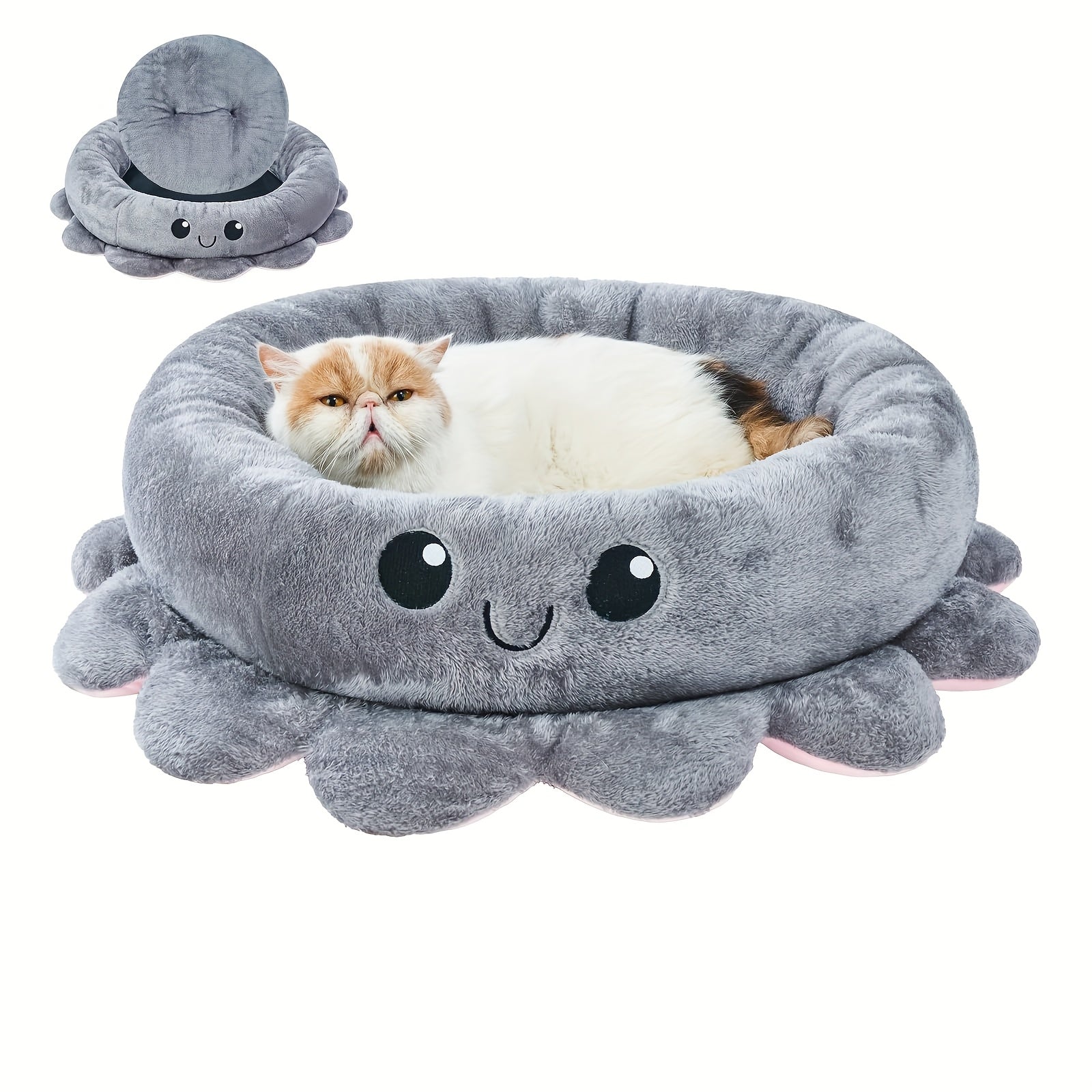 Octopus Dog & Cat Bed - rarefrenchies 