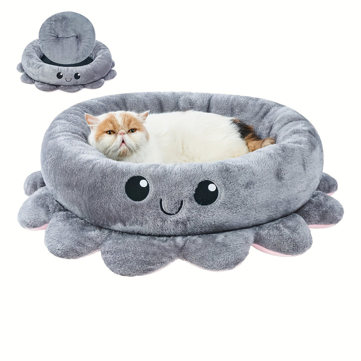 Octopus Dog & Cat Bed - rarefrenchies 