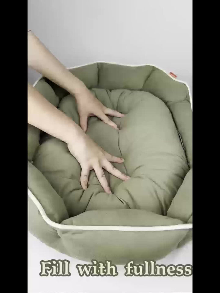 Large Warm Deep Sleeping Bed Orthopedic Dog Bed - rarefrenchies 