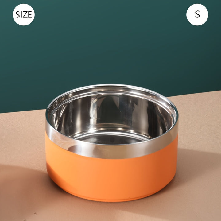 Stainless Steel Dog Bowl, Non-Slip - rarefrenchies 