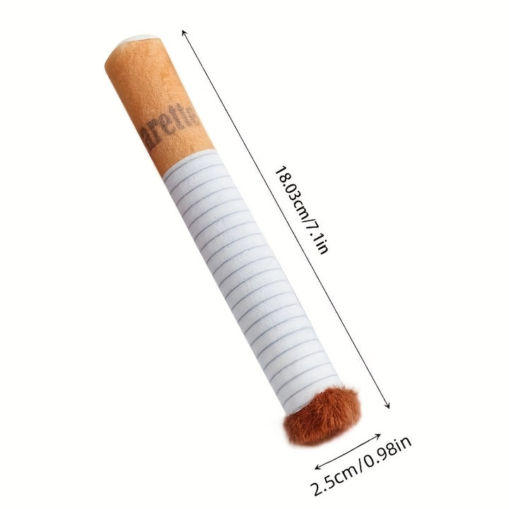 Plush Cigarette Dog Toy - rarefrenchies 