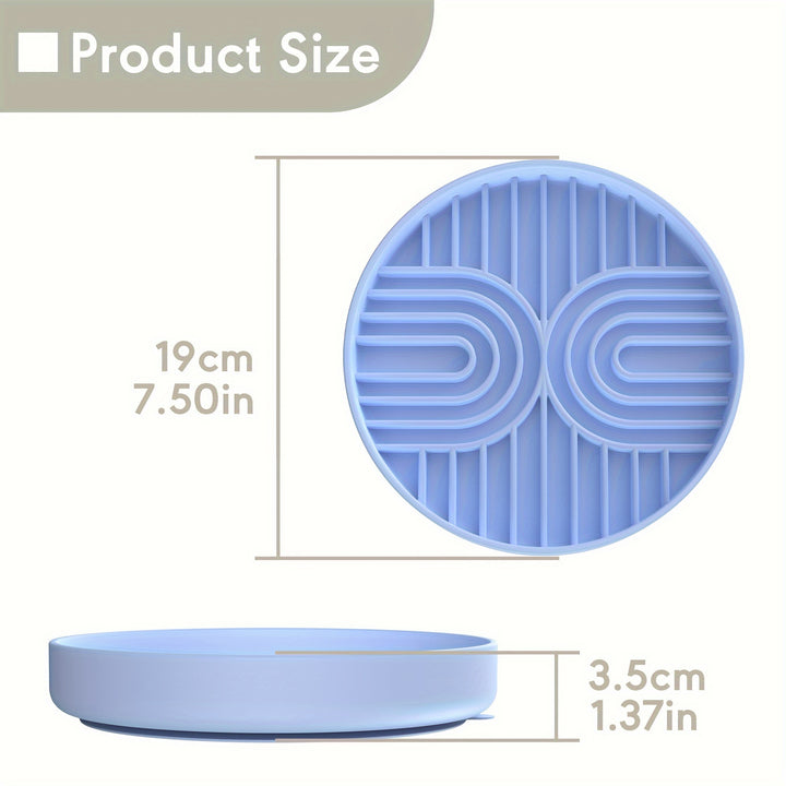 Silicone Dog & Cat Lick Mat & Slow Feeder - rarefrenchies 